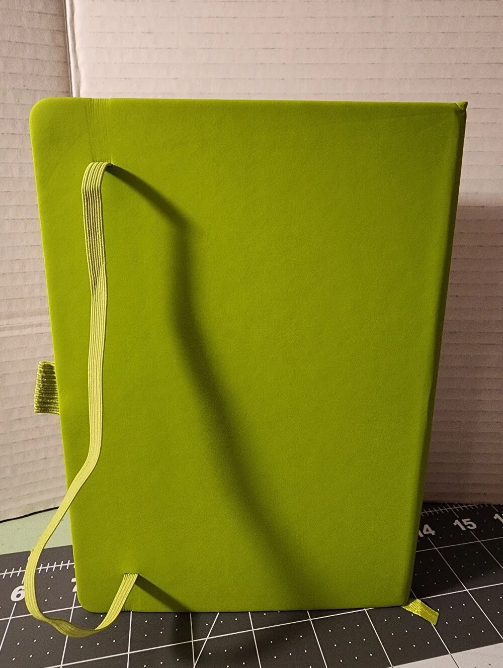 Green Strawberry Print Notebook